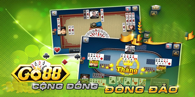 Các loại game bài phổ biến trên GO88